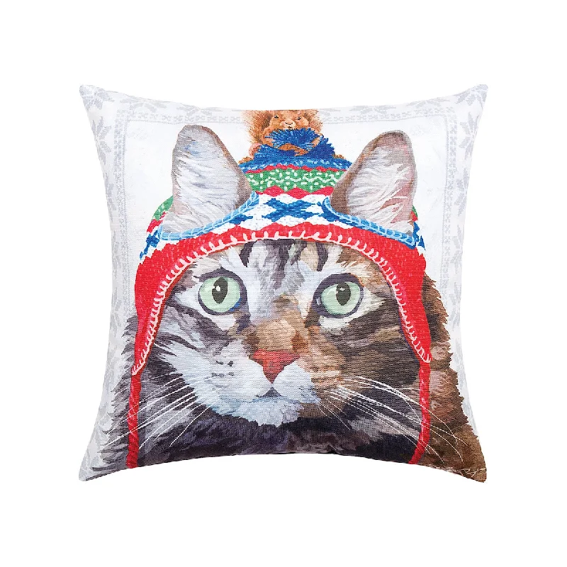 Feather Pillows for a Luxurious SleepWinter Hat Cat Pillow