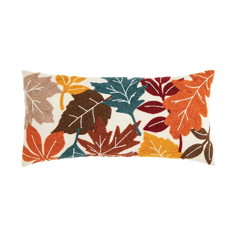 Round Pillows for Boho-Style InteriorsFall Leaves Pillow