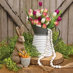 Bed skirts with a nautical themeStanding Resin Bunny With Carrot Basket