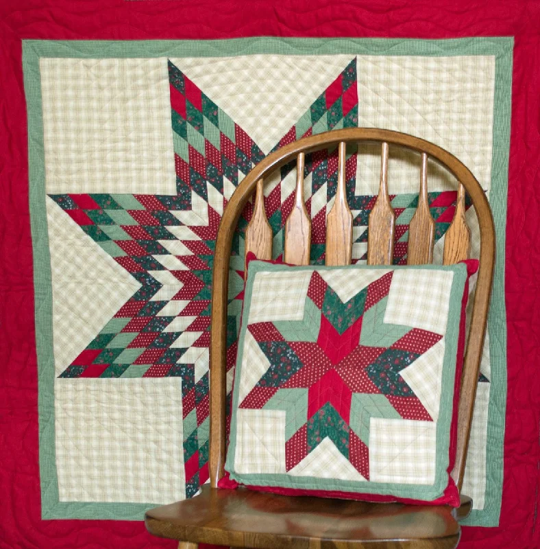 Round Pillows for Boho-Style InteriorsChristmas Lone Star Toss Pillow