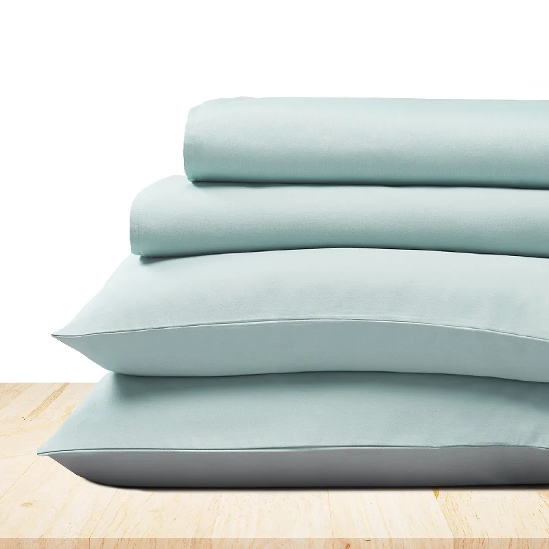 Queen - Size Sheet Sets with a European Pillowcase SetSheet Set - 100% Cotton Sateen - Everyday Soft Queen - Size Sheet Sets with a European Pillowcase SetSheet Set - 100% Cotton Sateen - Everyday Soft