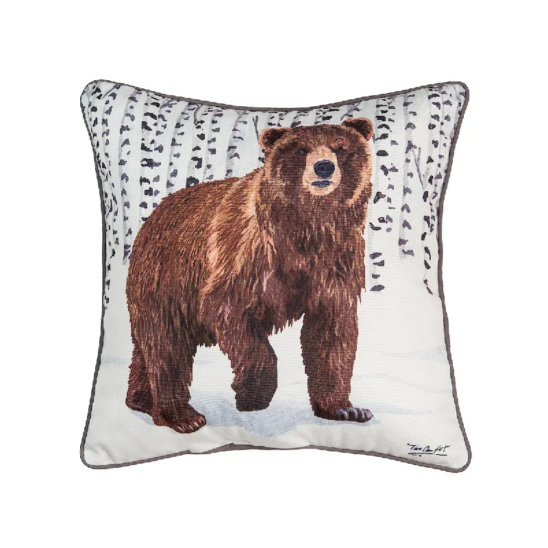 Kids Pillows with Fun DesignsWinter Bear Pillow