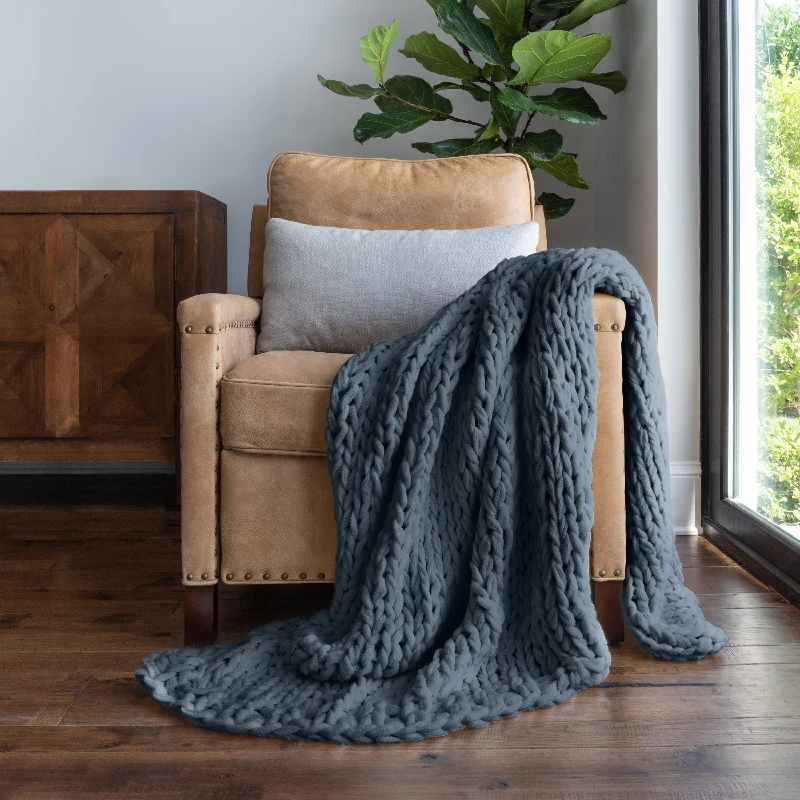 Therapeutic lavender - scented sleep blanketsMohair blankets with a unique sheen and softnessChunky Knit Throw Blanket Therapeutic lavender - scented sleep blanketsMohair blankets with a unique sheen and softnessChunky Knit Throw Blanket