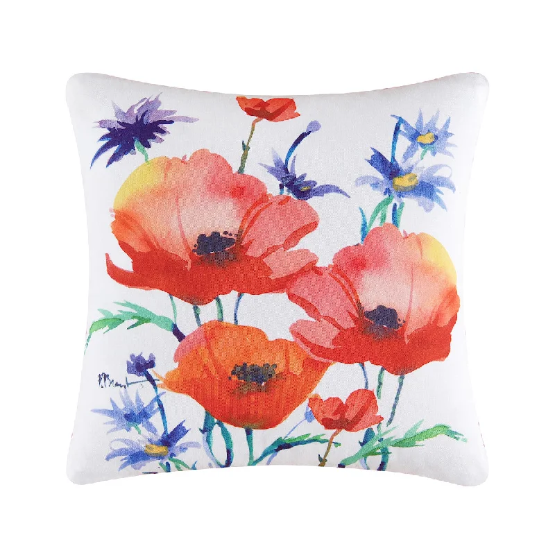 Decorative Pillows for Living Room MakeoverPoppies Pillow