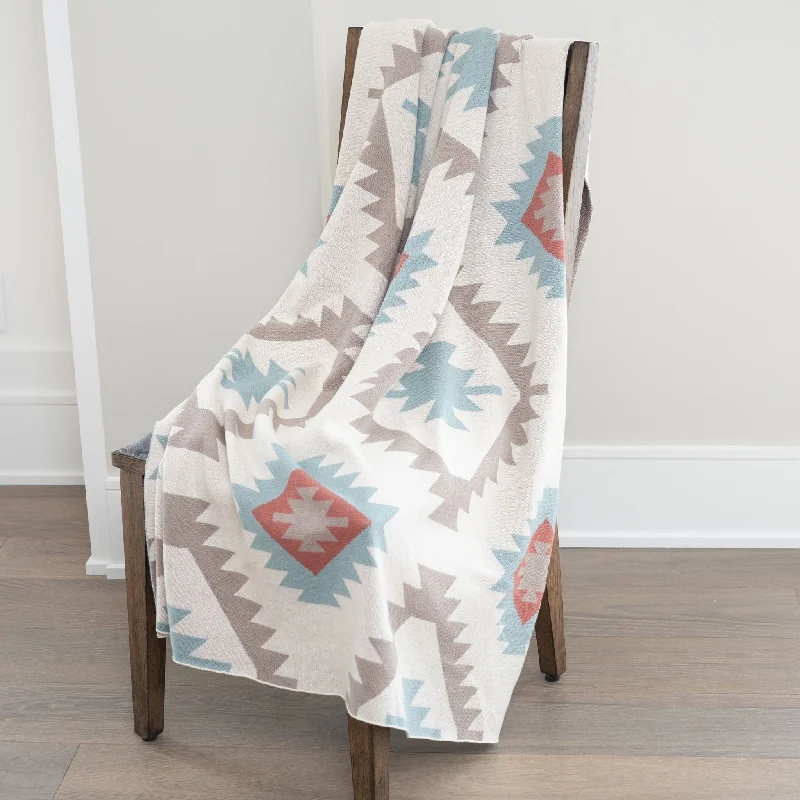 Anti - static acrylic blankets for sensitive skinCotton blankets for breathability and a lightweight feelElsie & Zoey Montana 50x60" Recycled Cotton Decorative Throw Blanket Anti - static acrylic blankets for sensitive skinCotton blankets for breathability and a lightweight feelElsie & Zoey Montana 50x60" Recycled Cotton Decorative Throw Blanket