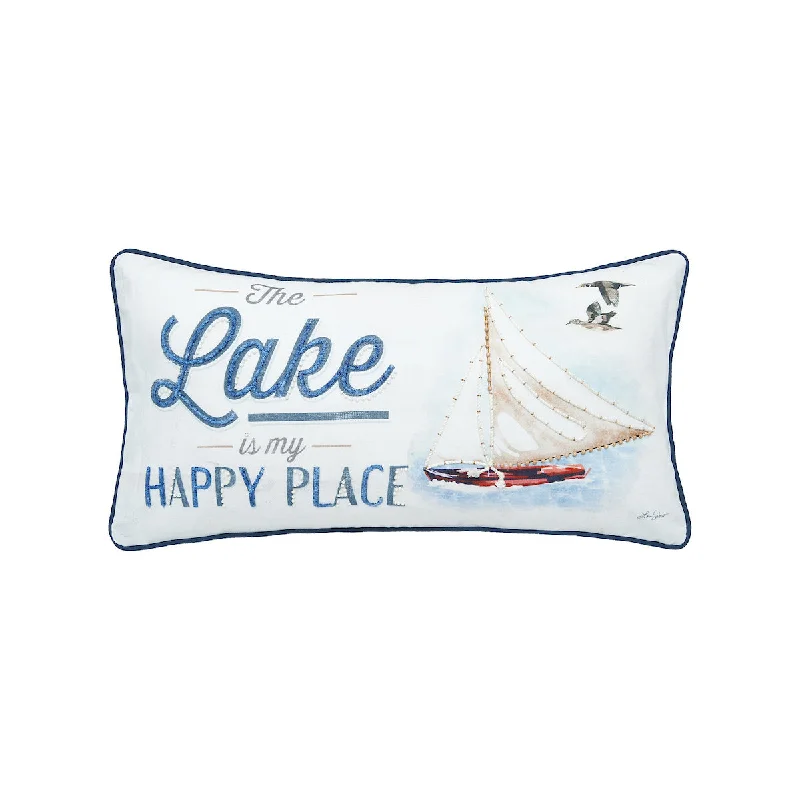 Cooling Pillows for Hot SleepersLake Is My Happy Place Pillow