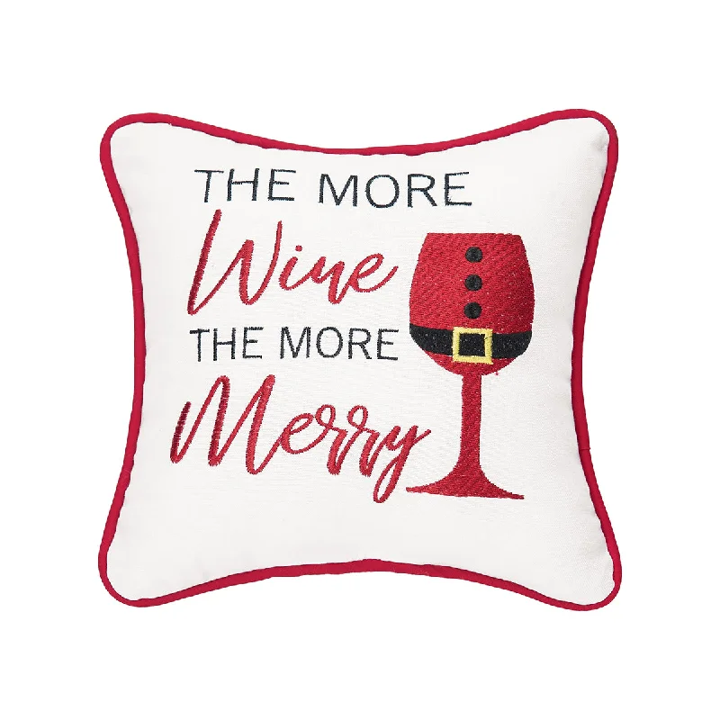 Pregnancy Pillows for Expectant MothersMore Wine More Merry Mini Pillow
