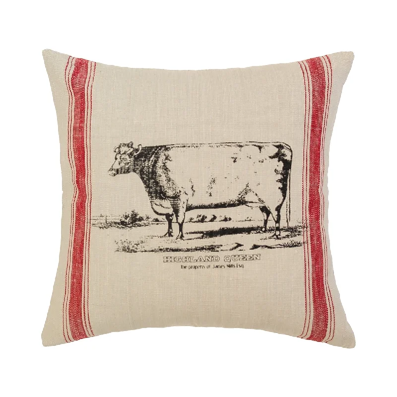 Firm Pillows for Side SleepersCow Feed Sack Pillow