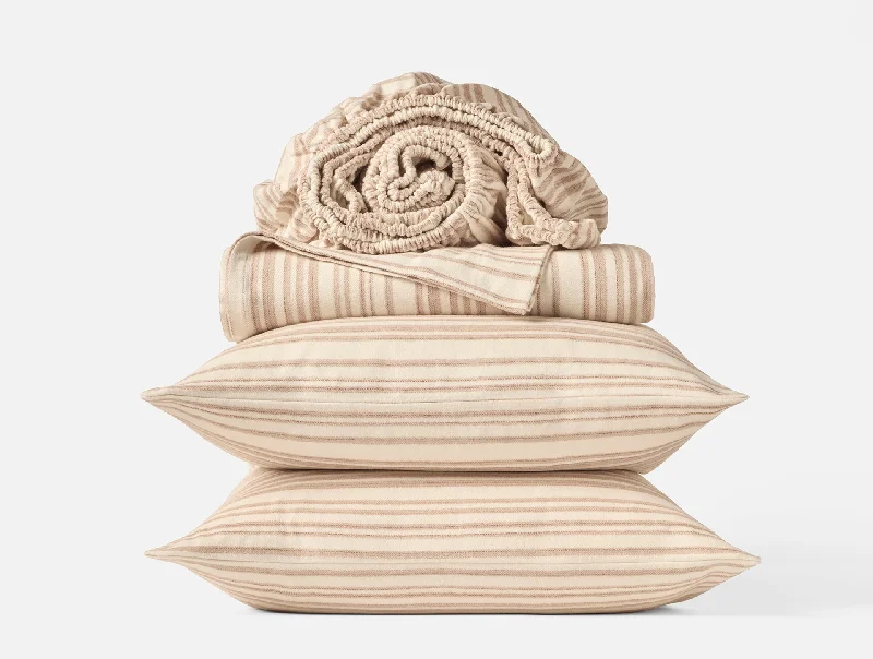 Camel Tonal Stripe