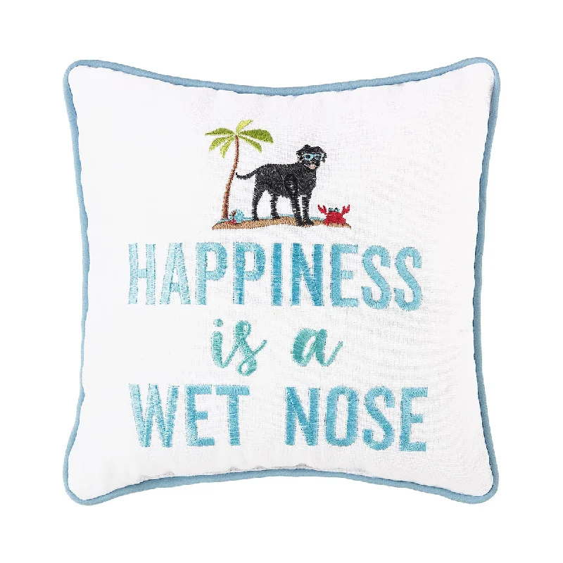 Adjustable Pillows for Customized ComfortHappiness Is A Wet Nose Mini Pillow