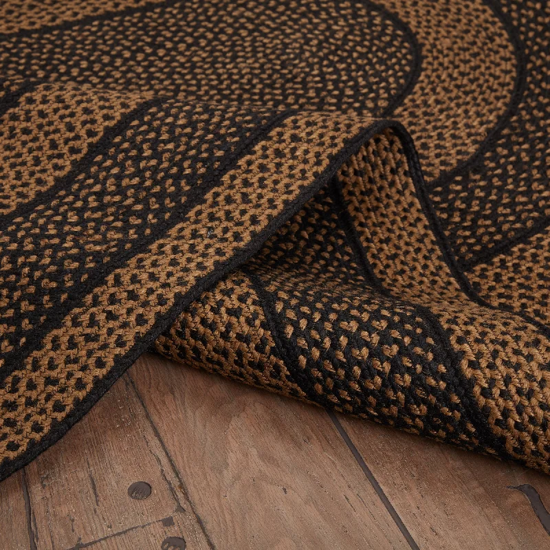 Bed skirts with a damask pattern for an elegant lookBlack & Tan Jute Rug Oval w/ Pad 60x96 Bed skirts with a damask pattern for an elegant lookBlack & Tan Jute Rug Oval w/ Pad 60x96