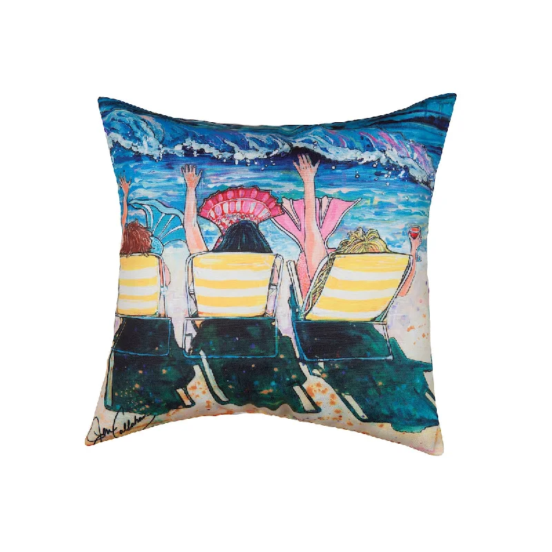 Down Alternative Pillows for Ethical ChoicesMermaid Beach Party Pillow