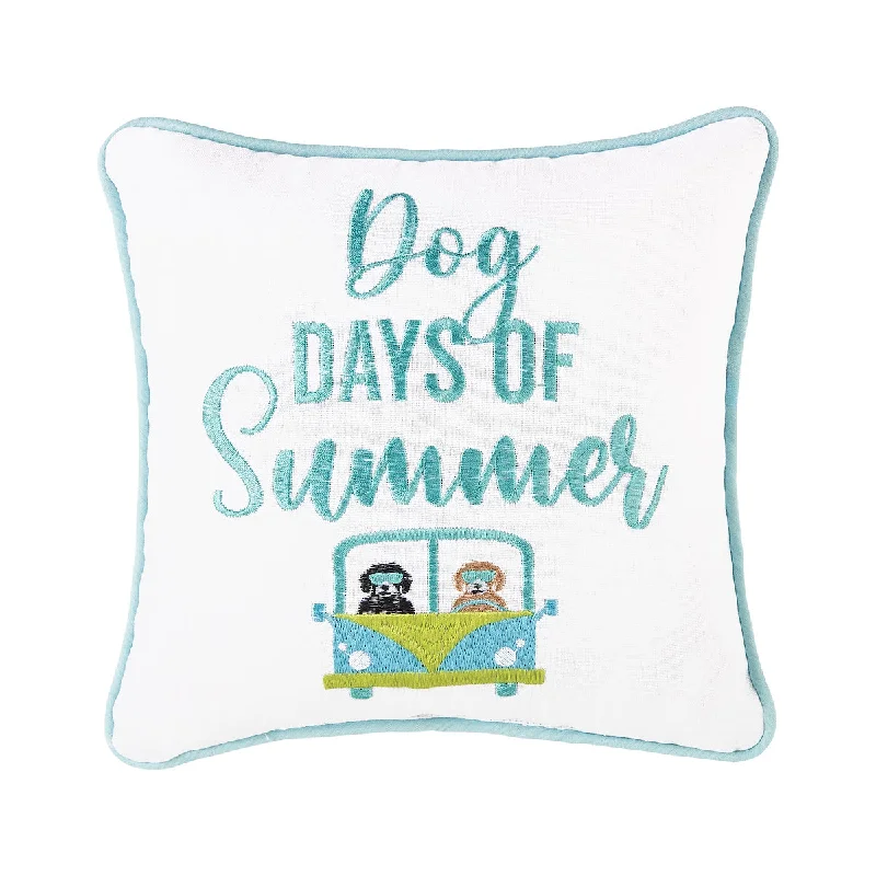 Decorative Pillows for Living Room MakeoverDog Days of Summer Mini Pillow