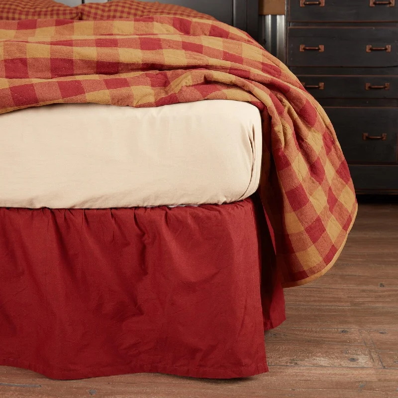 Velvet bed skirts for a luxurious and elegant appearanceSolid Burgundy King Bed Skirt 78x80x16 Velvet bed skirts for a luxurious and elegant appearanceSolid Burgundy King Bed Skirt 78x80x16