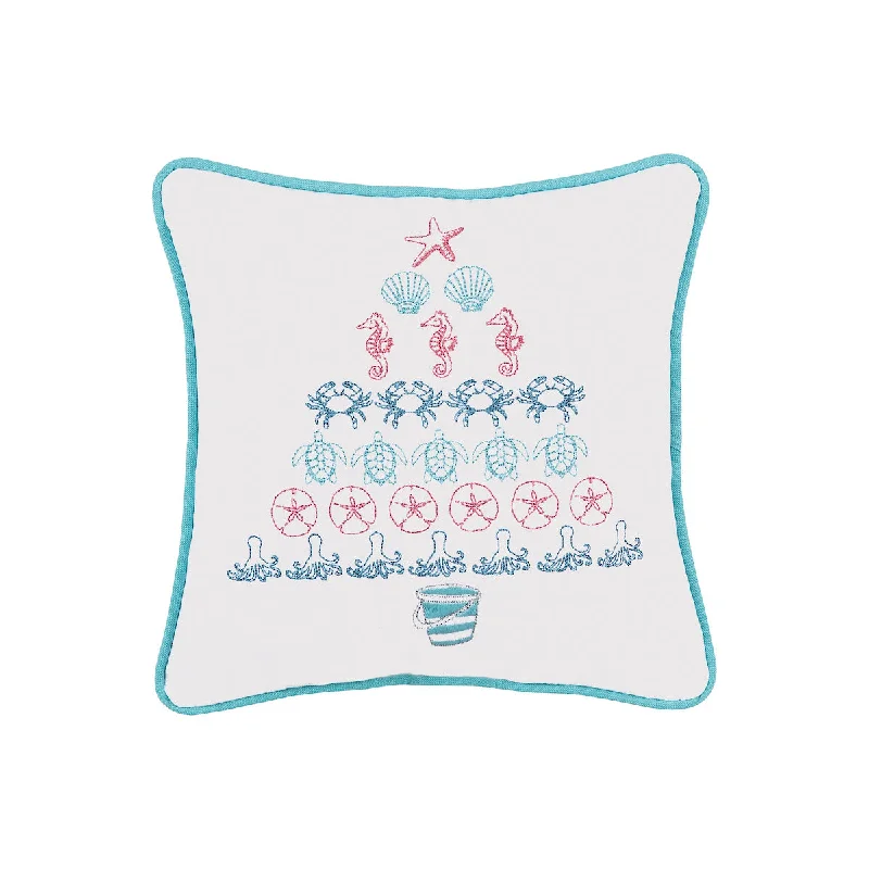 Cotton Pillows for Natural ComfortCoastal Tree Mini Pillow