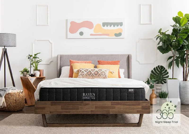 Organic cotton mattresses for a chemical - free sleep surfaceRaven Flippable Hybrid