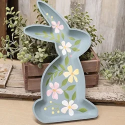 Bed skirts with a eco - friendly materialWooden Floral Bunny Tray