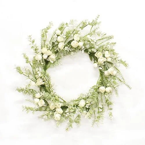 Bed skirts with a herringbone pattern for a sophisticated lookBridal Rose Blossom Wreath