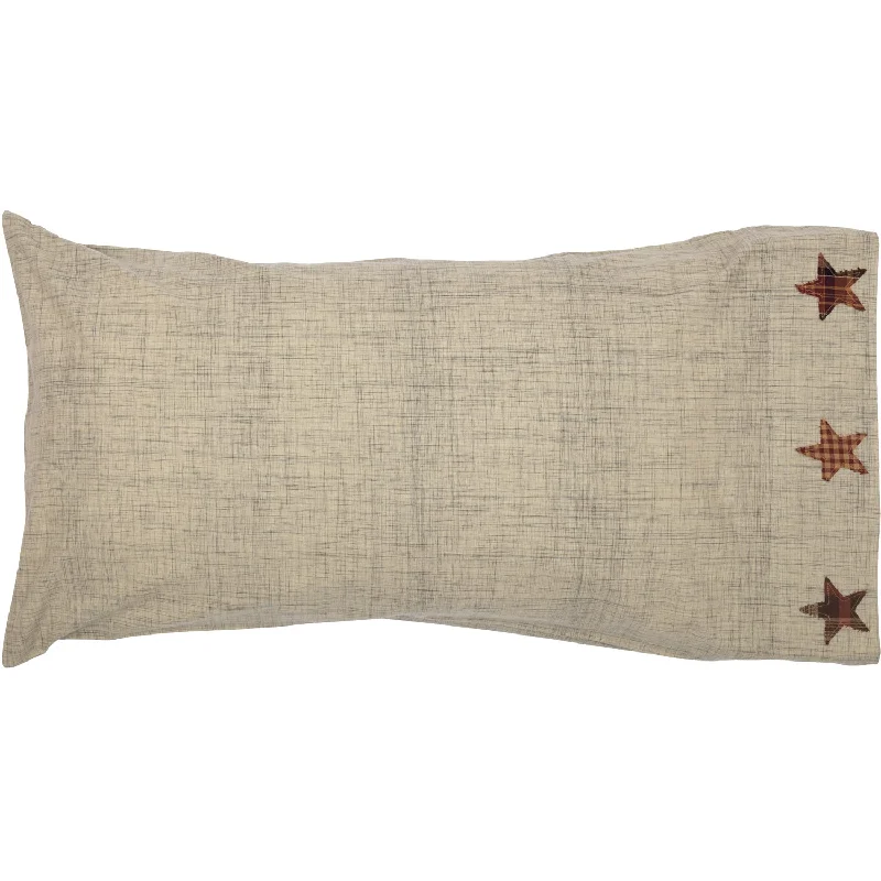 Bed skirts with a high - quality elastic waistbandAbilene Star King Pillow Case Set of 2 21x40