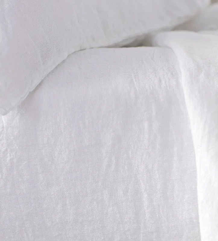 Flat Sheets with a High - Quality Finish for a Luxurious LookWhite 100% Linen Fitted Sheet Flat Sheets with a High - Quality Finish for a Luxurious LookWhite 100% Linen Fitted Sheet