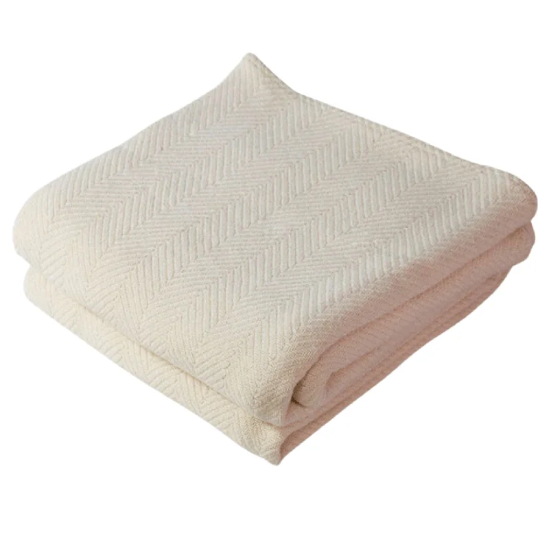 Beach - friendly quick - drying nylon blanketsAlpaca wool blankets for a hypoallergenic and warm optionHerringbone Blanket in Natural - Available In Multiple Sizes Beach - friendly quick - drying nylon blanketsAlpaca wool blankets for a hypoallergenic and warm optionHerringbone Blanket in Natural - Available In Multiple Sizes