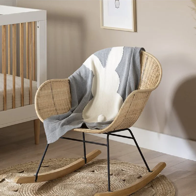 Toddler - sized character - printed security blanketsRayon from bamboo blankets for a silky and breathable feelPan Pam Grey Knitted Baby Blanket Toddler - sized character - printed security blanketsRayon from bamboo blankets for a silky and breathable feelPan Pam Grey Knitted Baby Blanket