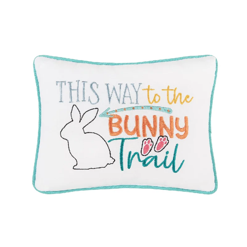 Square Pillows for Modern Home DecorBunny Trail Pillow