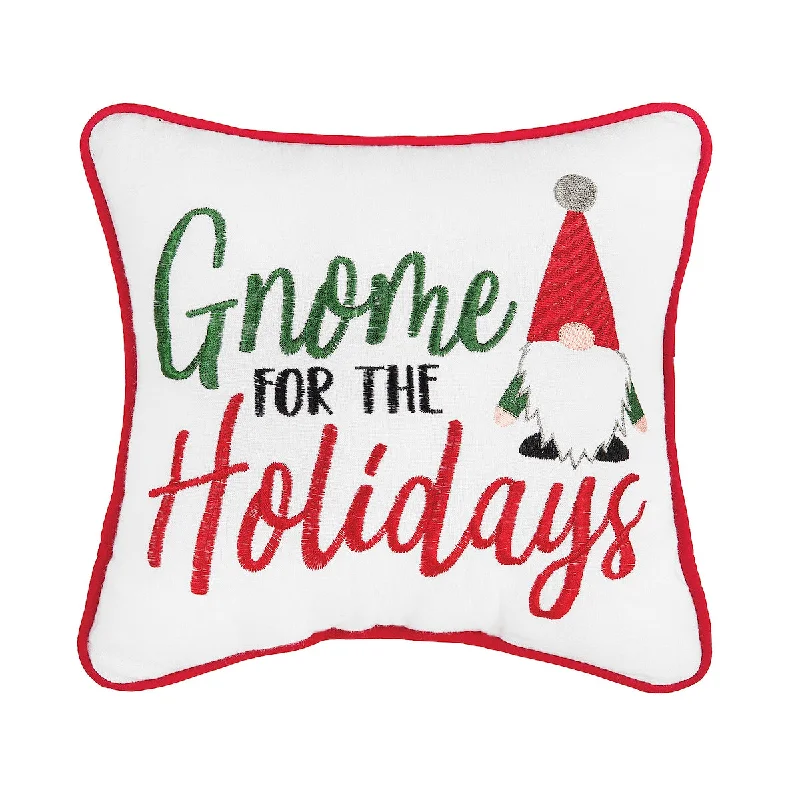 Bolster Pillows for Sofa DecorationGnome For The Holidays Mini Pillow