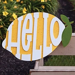 Bed skirts with a wrinkle - resistant fabricHello Lemon Sign