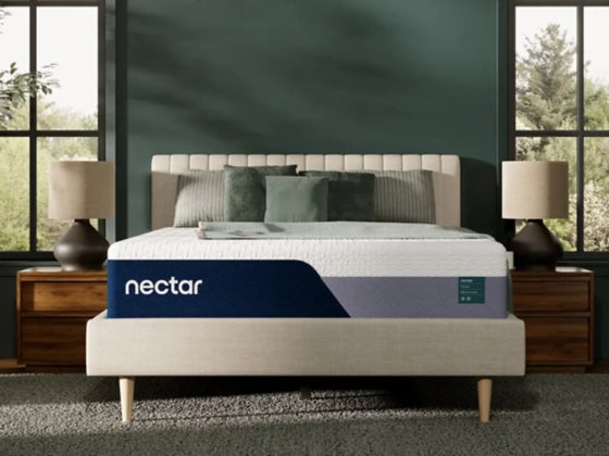 Gel - infused memory foam mattresses for cooler sleepNectar Premier Memory Foam Queen Mattress Gel - infused memory foam mattresses for cooler sleepNectar Premier Memory Foam Queen Mattress