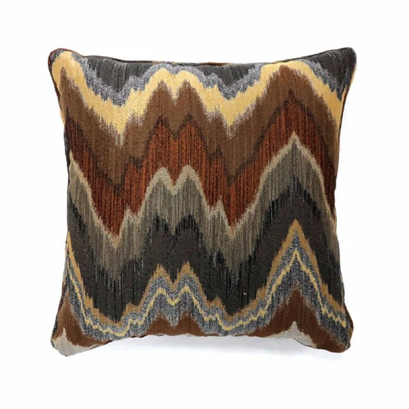 Feather Pillows for a Luxurious SleepBenzara Seismy Contemporary Pillow, Multicolor, Set of 2 , Small