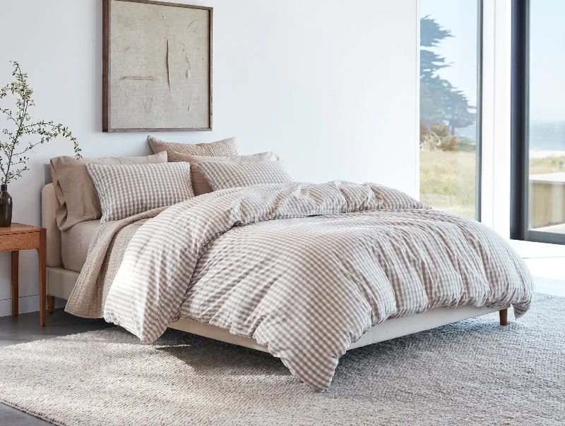 Quilted Cotton Sheets for a Warm and Inviting BedCoastal Gingham Organic Duvet Cover Quilted Cotton Sheets for a Warm and Inviting BedCoastal Gingham Organic Duvet Cover