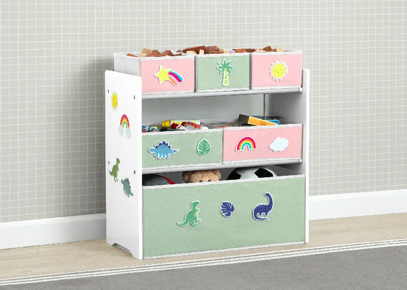 Wool - filled mattresses for natural insulation and moisture - wickingDesign & Store 6 Bin Toy Storage Organizer with Interchangeable Patches Wool - filled mattresses for natural insulation and moisture - wickingDesign & Store 6 Bin Toy Storage Organizer with Interchangeable Patches