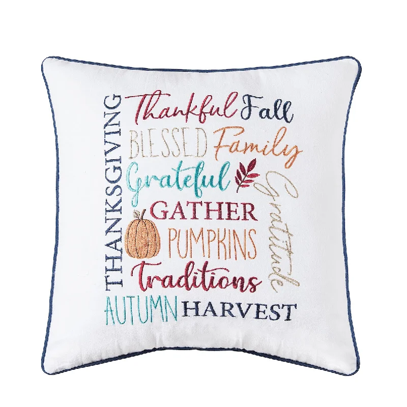 Travel Pillows for Long JourneysFall Font Pillow