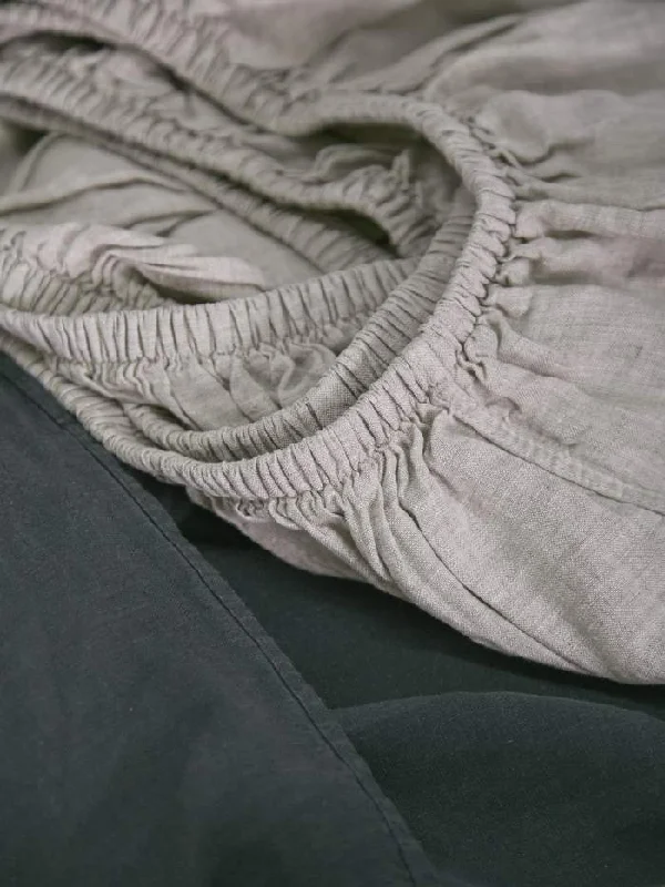 Moisture - Wicking Cotton Sheets for a Dry and Comfortable SleepVintage Linen Fitted Sheet