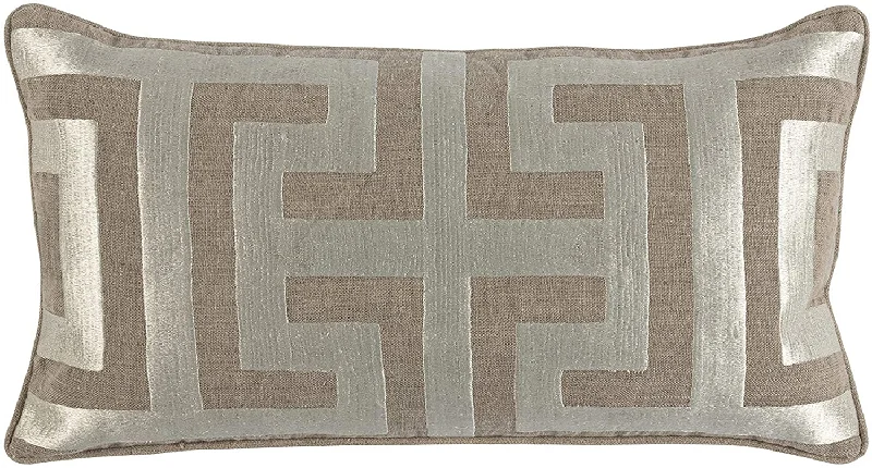 Plush Pillows for a Cozy BedBenzara Embroidered Rectangular Fabric Throw Pillow, Brown and Silver Plush Pillows for a Cozy BedBenzara Embroidered Rectangular Fabric Throw Pillow, Brown and Silver