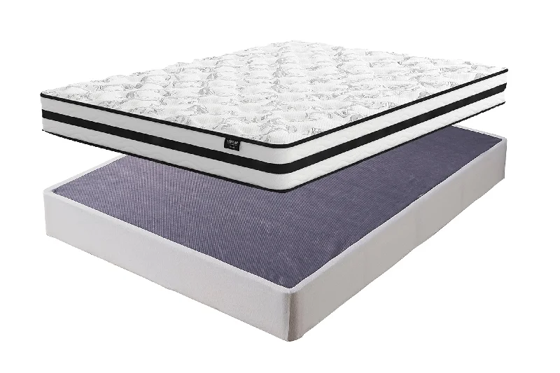 Polyester - foam mattresses for budget - friendly options8 Inch Chime Innerspring Mattress with Foundation Polyester - foam mattresses for budget - friendly options8 Inch Chime Innerspring Mattress with Foundation