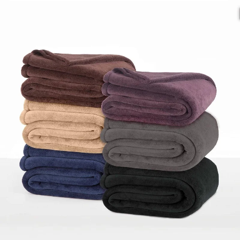 Super soft microfiber baby blankets​Plush Blanket by Martex