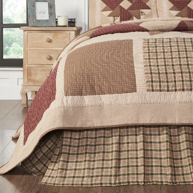 Bed skirts with a scalloped hem for a charming detailCider Mill Twin Bed Skirt 39x76x16 Bed skirts with a scalloped hem for a charming detailCider Mill Twin Bed Skirt 39x76x16