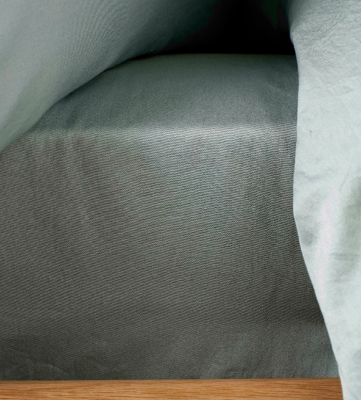Twin - Size Sheet Sets with a Pillow ProtectorSage Super Soft 100% Cotton Fitted Sheet Twin - Size Sheet Sets with a Pillow ProtectorSage Super Soft 100% Cotton Fitted Sheet