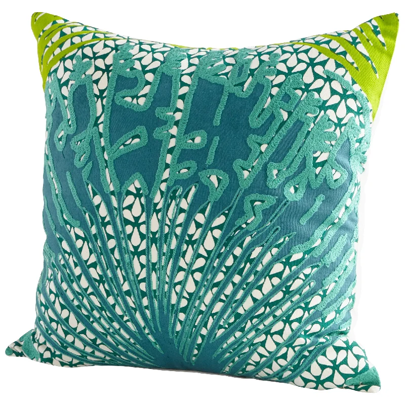 Soft and Fluffy Pillows for Bedroom ComfortCyan Design 09407-1 Pillow Cover