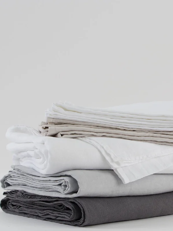 Organic Flannel Sheets for a Natural and Warm SleepVintage Linen Flat Sheet
