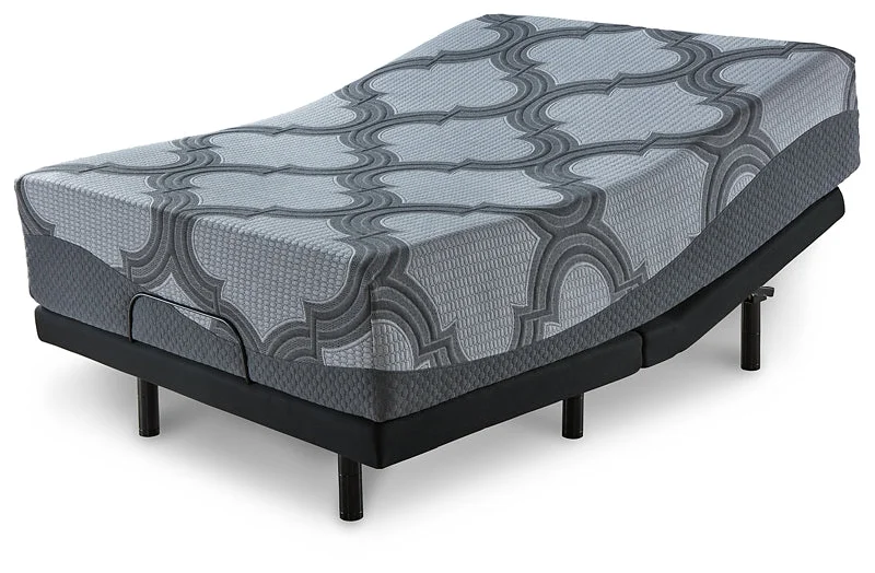 Bamboo - charcoal infused mattresses for odor absorption14 Inch Ashley Hybrid Mattress with Adjustable Base