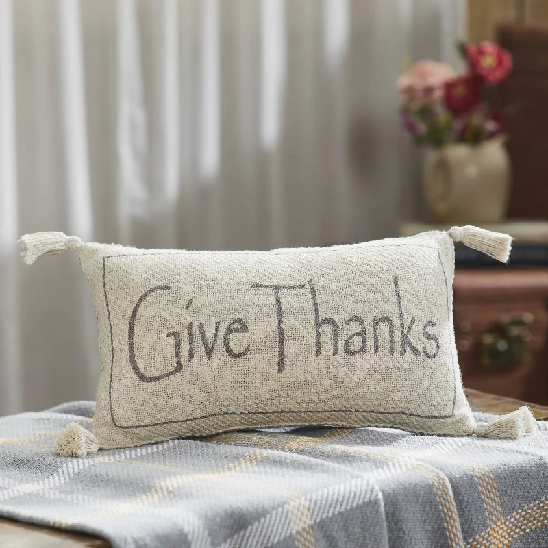 Bed skirts with a satin finish for a shiny appearanceHarvest Blessings Give Thanks Woven Pillow 7x13 Bed skirts with a satin finish for a shiny appearanceHarvest Blessings Give Thanks Woven Pillow 7x13