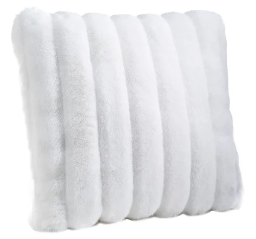 Decorative Pillows for Living Room MakeoverWhite Mink Pillow