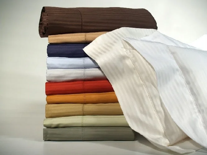 Flat Sheets with a High - Quality Finish for a Luxurious LookBellino Millerighe 300 TC Egyptian Cotton Individual Sheets