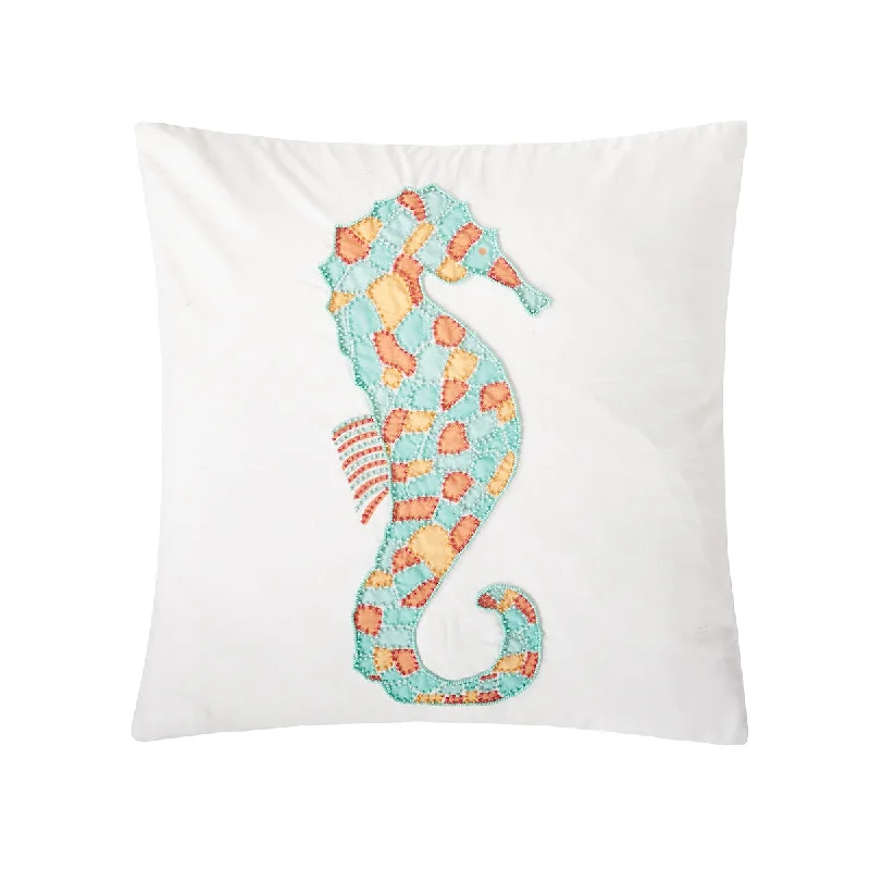 Decorative Pillows for Living Room MakeoverGrand Seahorse Pillow