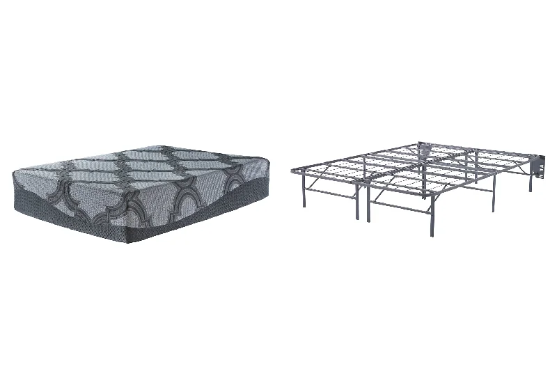 King - size mattresses for spacious master bedrooms14 Inch Ashley Hybrid Mattress with Foundation