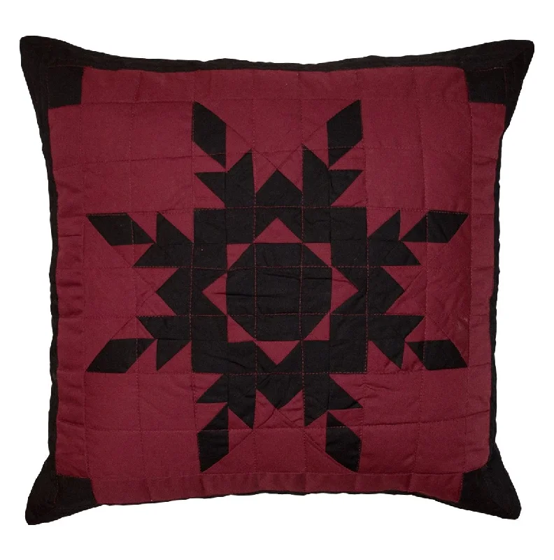 Bolster Pillows for Sofa DecorationBlack Feathered Star Pillow