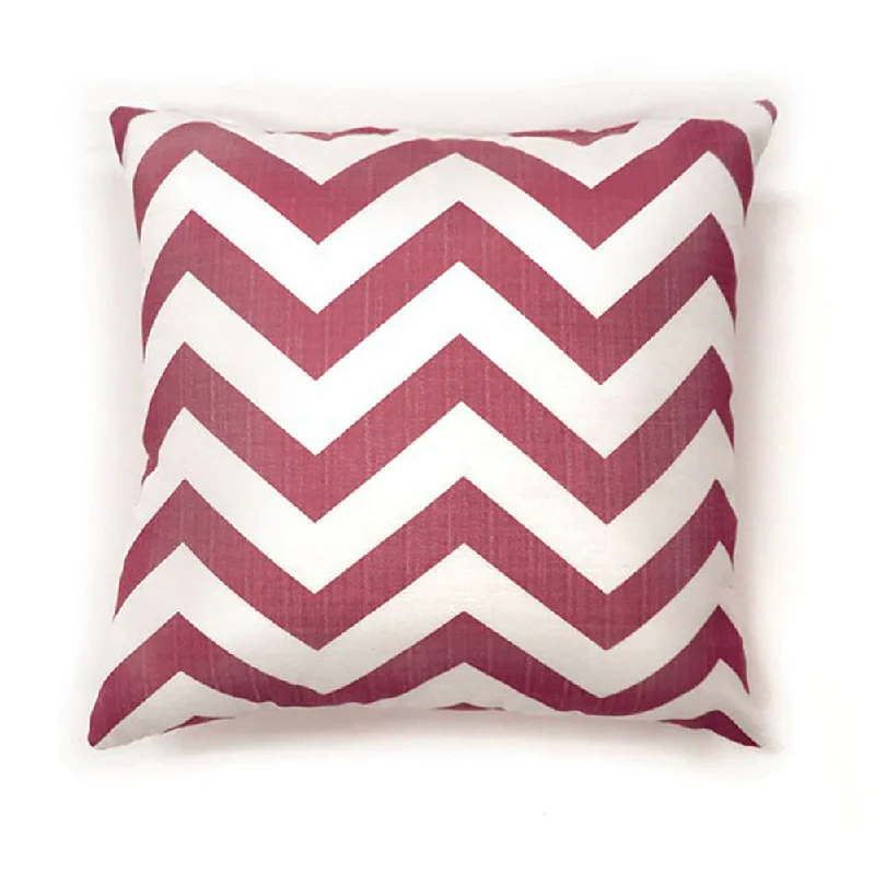 Hypoallergenic Pillows for Allergy SufferersBenzara Zoe Contemporary Pillow, Red Chevron, Set of 2